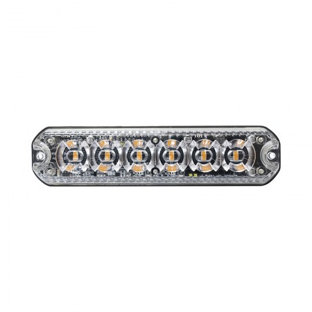 6 LED R65 Heavy-Duty Warning Lamp - Amber